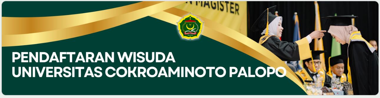 Banner Wisuda Universitas Cokroaminoto Palopo